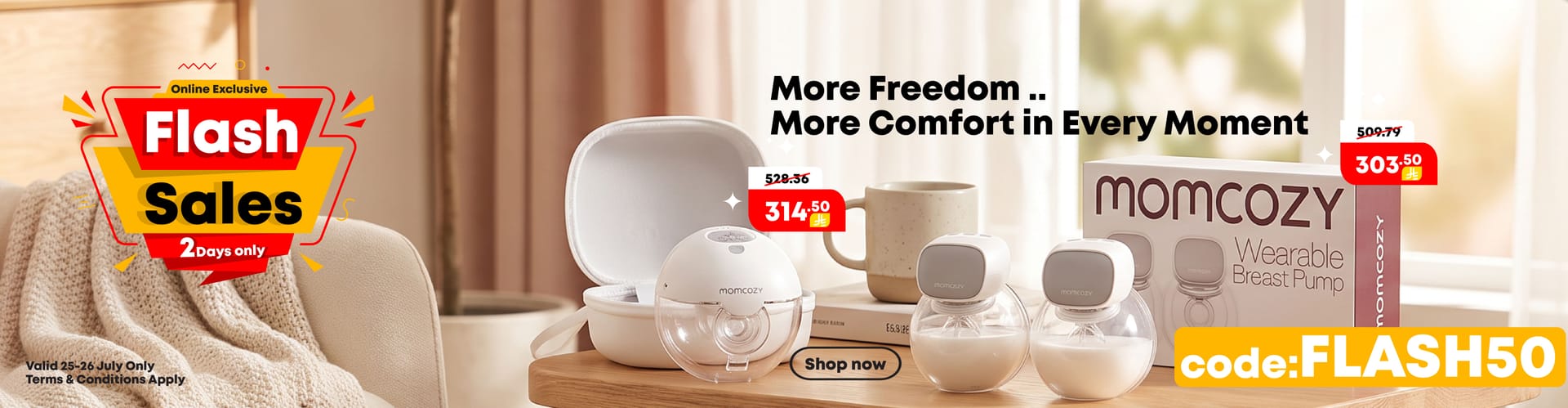 Flash sale offers 30%