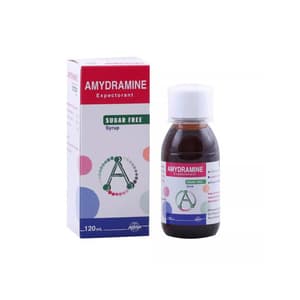 AMYDRAMINE EXPECTORANT SF SYRUP 120 ML