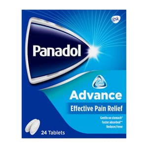PANADOL ADVANCE 500 MG 24 TABLTS