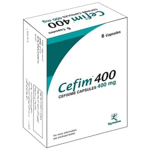 CEFIM 400 MG 6 CAPSULES 