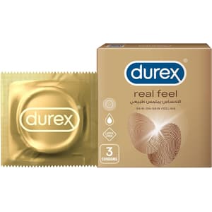 DUREX REAL FEEL 3 CONDOMS