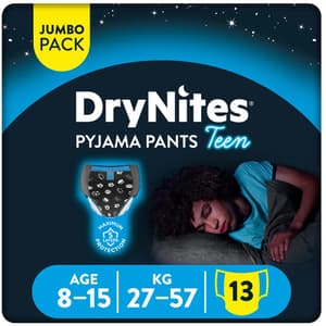 DRYNITES BOY 8-15 YEARS 13 PANTS