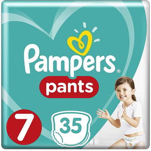 PAMPERS PANTS SIZE (7) 35 PANTS