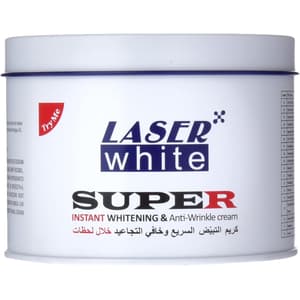ليزر وايت كريم تبييض ومضاد للتجاعيد 50 جم