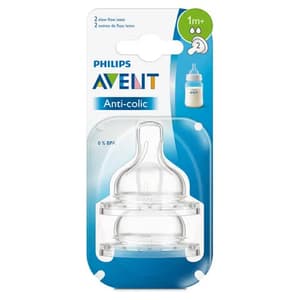 AVENT CLASSIC PLUS TEATS 2 HOLES 2 PIECES