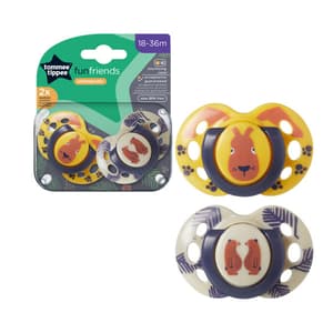 TOMMEE TIPPEE 18-36 MONTHS FUN SOOTHER 2 PIECES