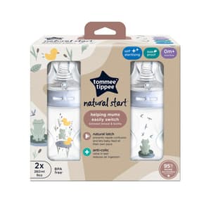 TOMMEE TIPPEE NATURAL START BOTTLE 260ML 2 PIECES