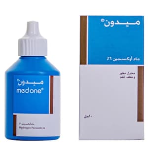 ميد ون هيدروجين بيروكسيد 6% محلول 60 ملل