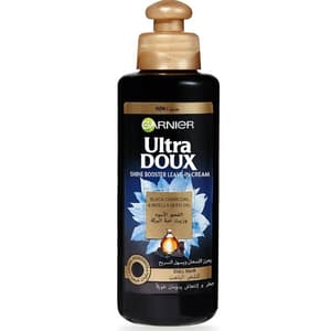 GARNIER ULTRA DOUX BLACK CHARCOAL LEAVE IN CONDITIONER 200 ML