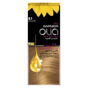 GARNIER OLIA HAIR COLOR 8.1 ASH BLONDE