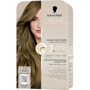 CREME SUPREME FULL KIT 7-0 NATURAL DARK BLONDE