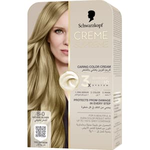 CREME SUPREME FULL KIT 8-0 NATURAL BLONDE