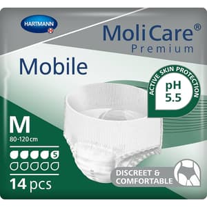 HARTMANN ADULT DIAPER MOBILE SIZE MEDIUM 14 PIECES