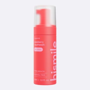 HISMILE FOAM MOUTHWASH STRAWBERRY 45ML