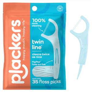 PLACKERS TWIN LINE FLOSSERS 35 PIECES