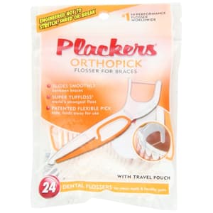 PLACKERS ORTHOPICK FLOSSERS 24 PIECES