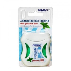 PURODENT FLOSS MINT WAXED 50 METERS