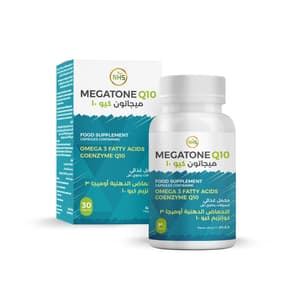 NHS MEGATONE Q10 100 MG FISH OIL 1100 MG 30 CAPSULES