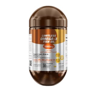 ليميتليس أوميجا 3 زيت سمك 30 كبسولة