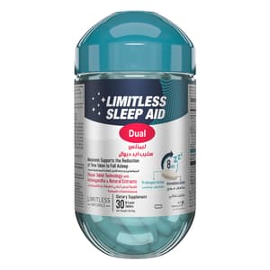 LIMITLESS SLEEP AID DUAL 30 BI-LAYER TABLETS