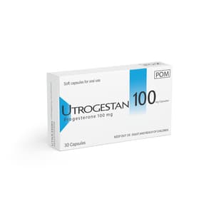 يوتروجيستان 100 مجم (فموي / مهبلي) كبسولات 30 كبسولة