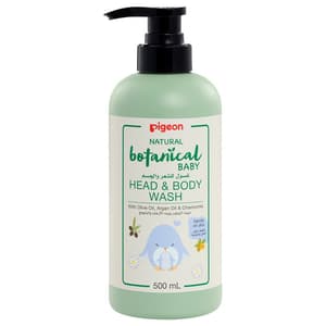PIGEON NUTURAL BOTANICAL BABY HEAD & BODY WASH 500 ML