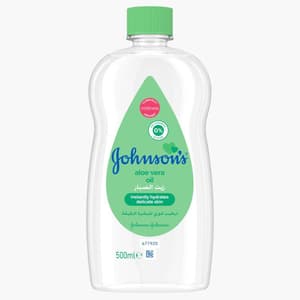 JOHNSON AND JOHNSON BABY ALOE VERA OIL 500 ML