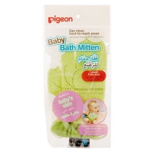 PIGEON BABY BATH MITTEN