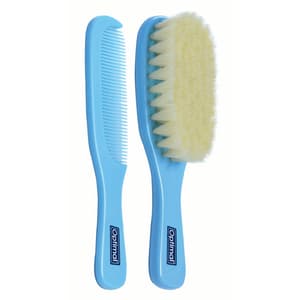 OPTIMAL BRUSH /COMB SET BLUE