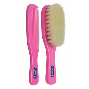 OPTIMAL BRUSH /COMB SET PINK