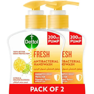 DETTOL HANDS WASH FRESH 200 ML (OFFER TWIN PACK 25% OFF)