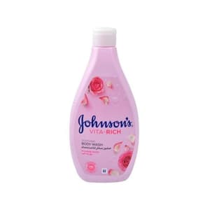 JOHNSON VITA-RICH SOOTHING BODY WASH â€“ WITH ROSE WATER400 ML