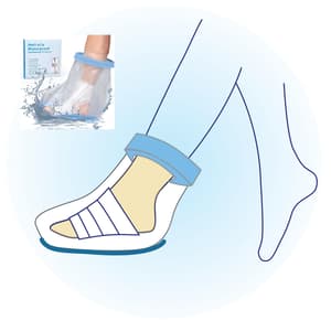 ADV AQUAGUARD CAST BANDAGE PROTECTOR ADULT FOOT