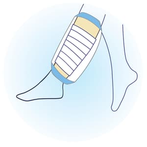 ADV AQUAGUARD CAST BANDAGE PROTECTOR ADULT SHIN