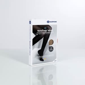 BAUERFEIND VENOTRAIN MICRO AD BELOW KNEE, OPEN TOE SIZE SMALL