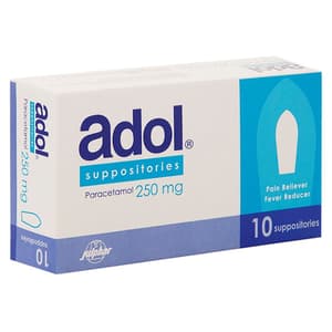  أدول 250 ملجم 10 تحميلة شرجية