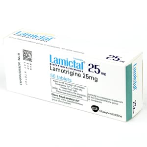 لاميكتال 25 ملجم 56 قرص قابل للذوبان / قابل للمضغ