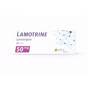 LAMOTRINE 50 MG 30 TABLETS