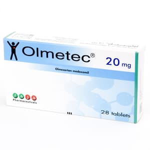 OLMETEC 20 MG 28 TABLETS