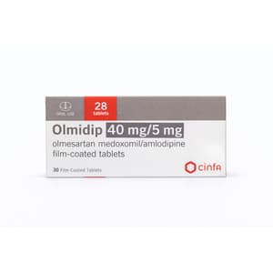 OLMIDIP 40 MG / 5 MG 28 TABLETS