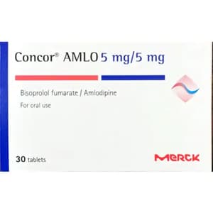 CONCOR AMLO 5 MG / 5 MG 30 TABLETS