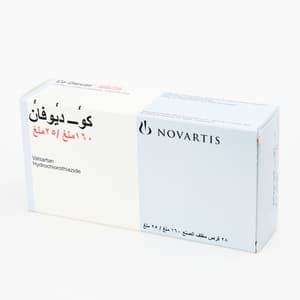 كوديوفان 160 / 25 ملجم 28 قرص
