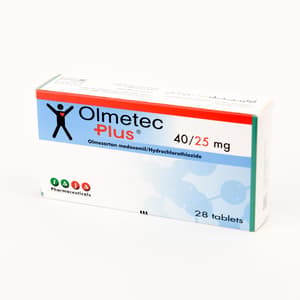 OLMETEC PLUS 40 / 25 MG 28 TABLETS