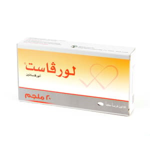 LORVAST 20 MG 30 TABLETS