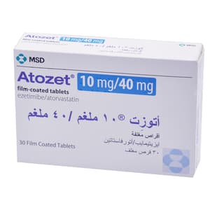 أتوزيت 10 / 40 ملجم 30 قرص