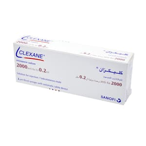 كليكسان 20 ملجم 2 حقنة مسبقة التعبئة 