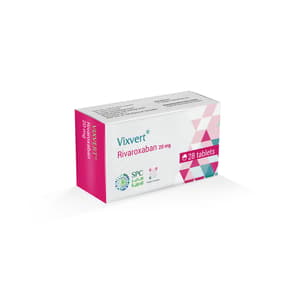 RIVAROXABAN SPC 20 MG 28 TABLETS
