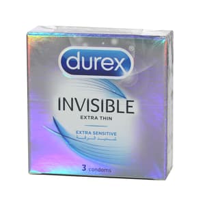 DUREX INVISIBLE 3 CONDOMS