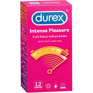 DUREX INTENSE PLEASURE COND 6'S