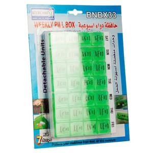 ADV PILL BOX 1 WEEK 7X4 COMPARTMENTS